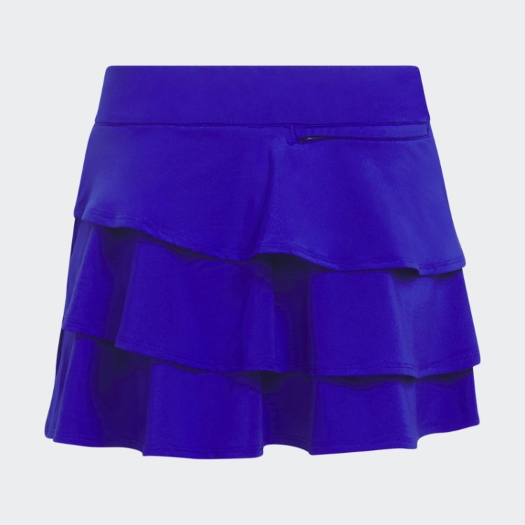 Skort Com Babados Adidas Azul