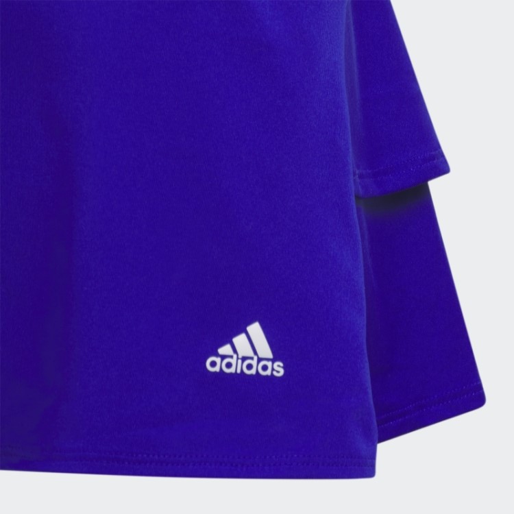 Skort Com Babados Adidas Azul