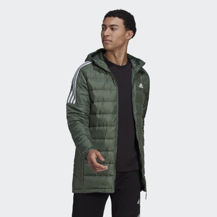 Green óxido Essencial Para Baixo Parka Adidas