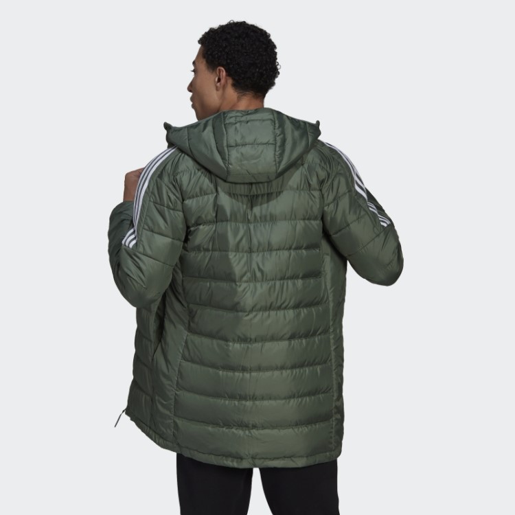 Green óxido Essencial Para Baixo Parka Adidas