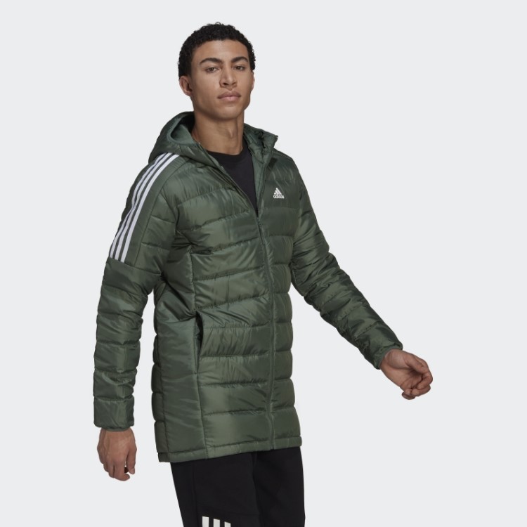 Green óxido Essencial Para Baixo Parka Adidas