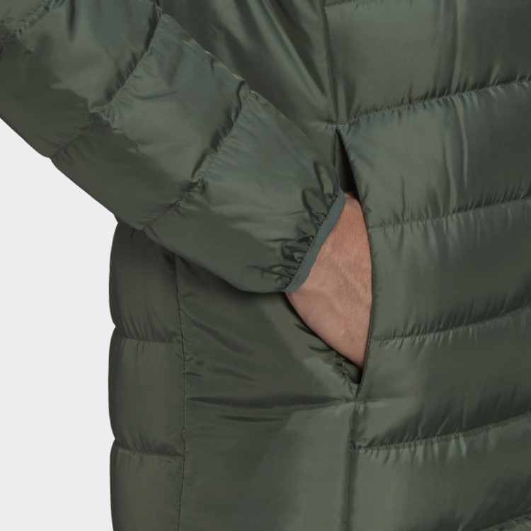 Green óxido Essencial Para Baixo Parka Adidas