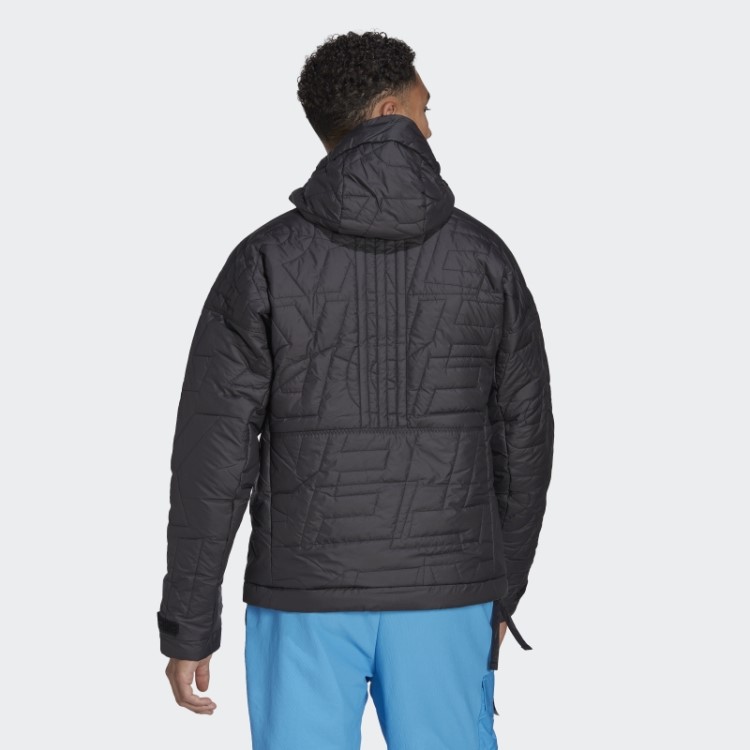 Adidas Terrex Feito Para Ser Refeito Anoraque Acolchoado Preto Estiloso