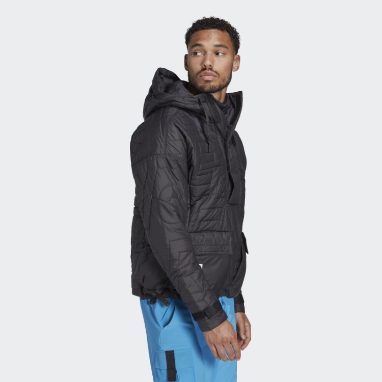 Adidas Terrex Feito Para Ser Refeito Anoraque Acolchoado Preto Estiloso