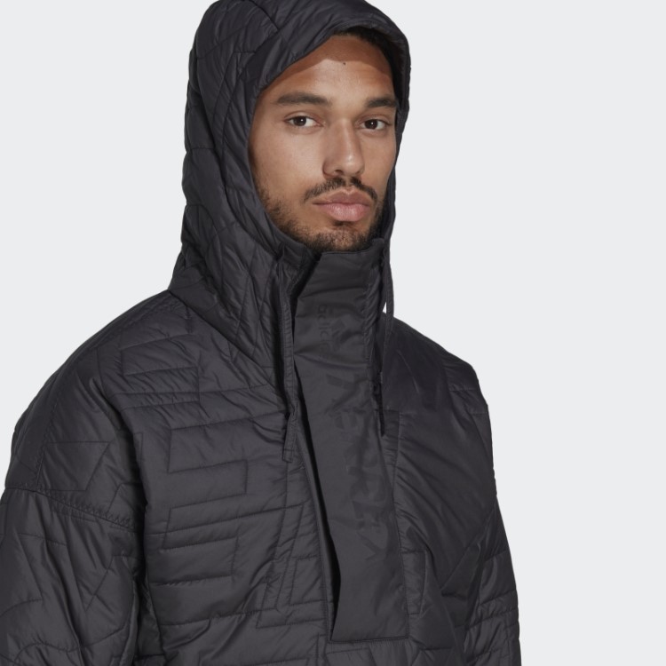 Adidas Terrex Feito Para Ser Refeito Anoraque Acolchoado Preto Estiloso