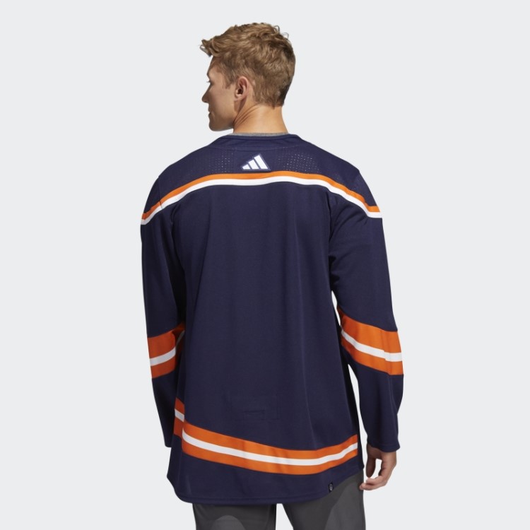 Adidas Navy 09 Ccm-sld Islanders Camisa Reversa Autêntica Com Marca Retrô