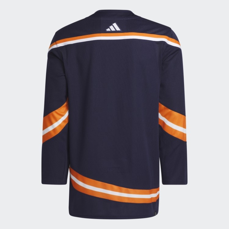 Adidas Navy 09 Ccm-sld Islanders Camisa Reversa Autêntica Com Marca Retrô