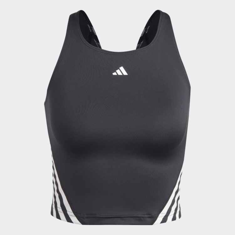 Adidas Train Icons 3 Listras Regata Preta