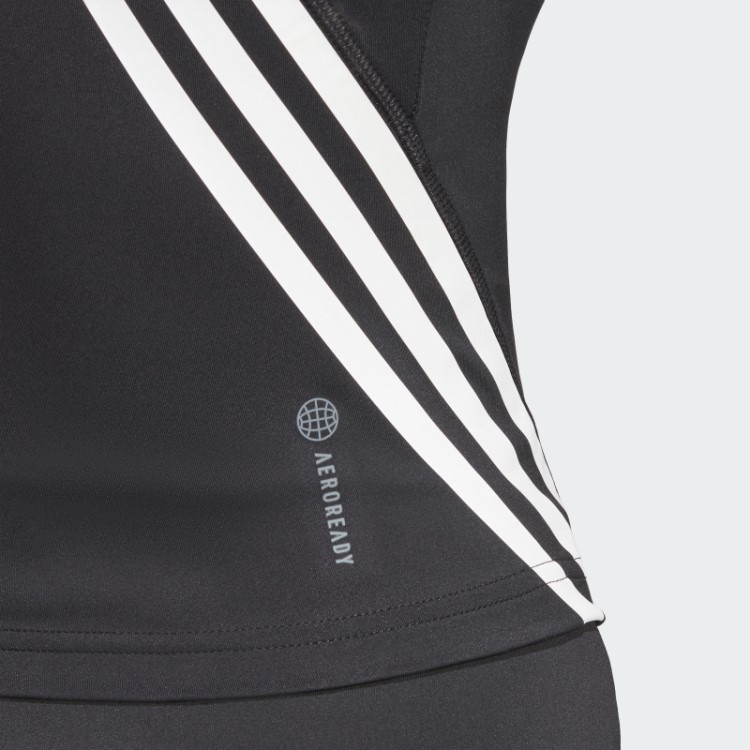 Adidas Train Icons 3 Listras Regata Preta