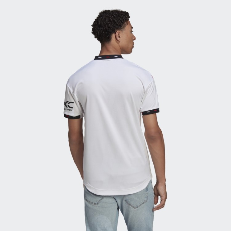 Manchester United 22/23 Away Camisa Autêntica Branca Adidas