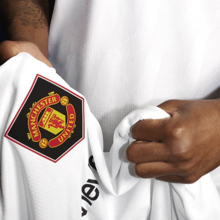 Manchester United 22/23 Away Camisa Autêntica Branca Adidas