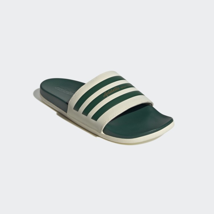 Chinelos De Conforto Adidas Adilette Dourados Metálicos