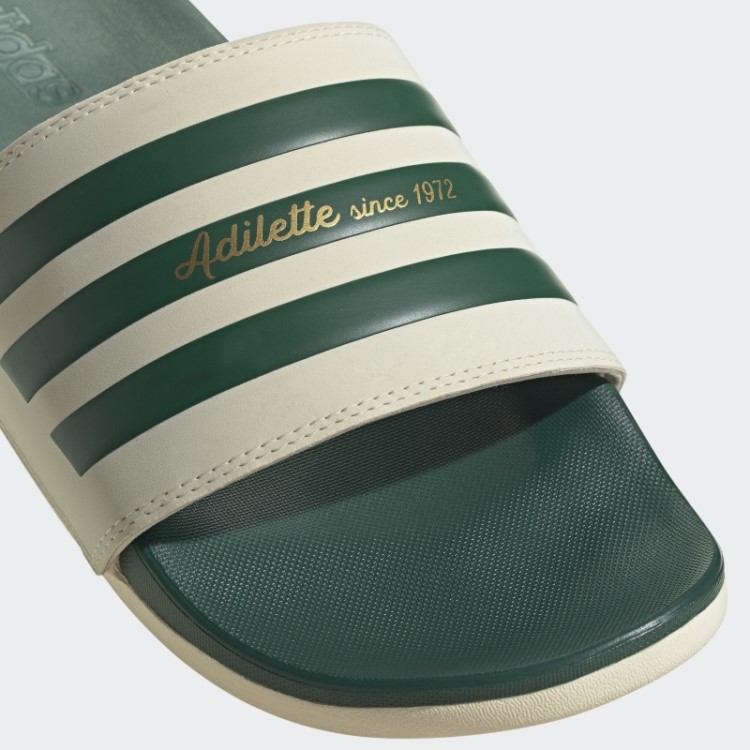 Chinelos De Conforto Adidas Adilette Dourados Metálicos