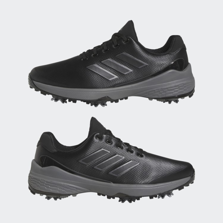 Sapatos De Golfe Adidas Zg23 Prateados Elegantes