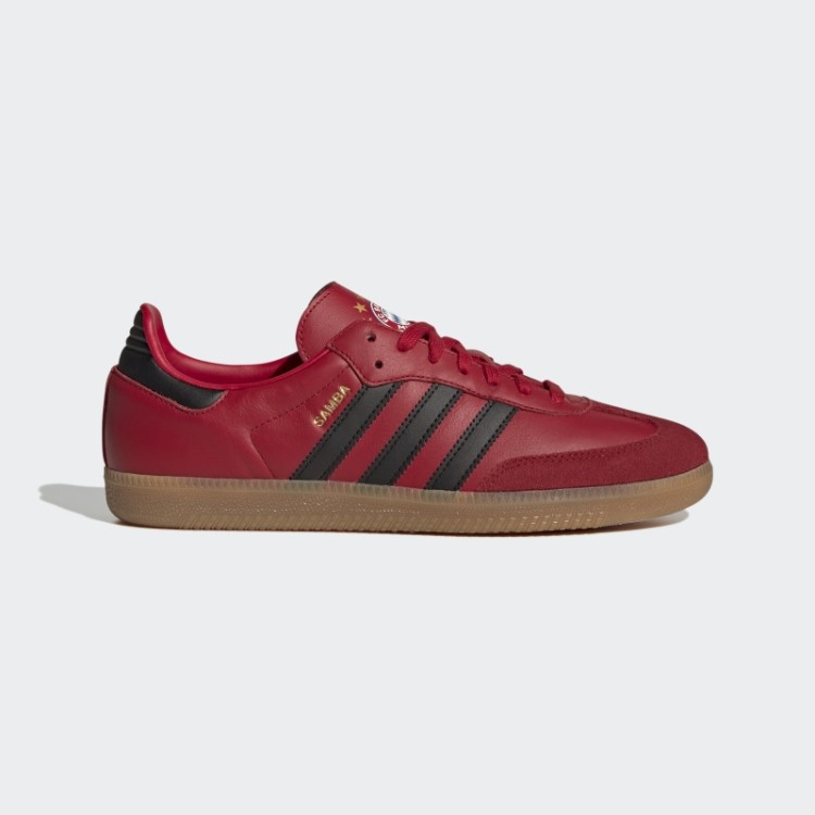 Tênis Adidas Samba Fc Bayern Vermelho
