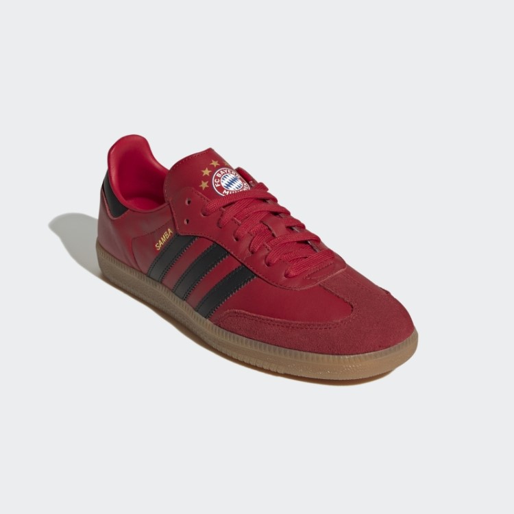 Tênis Adidas Samba Fc Bayern Vermelho