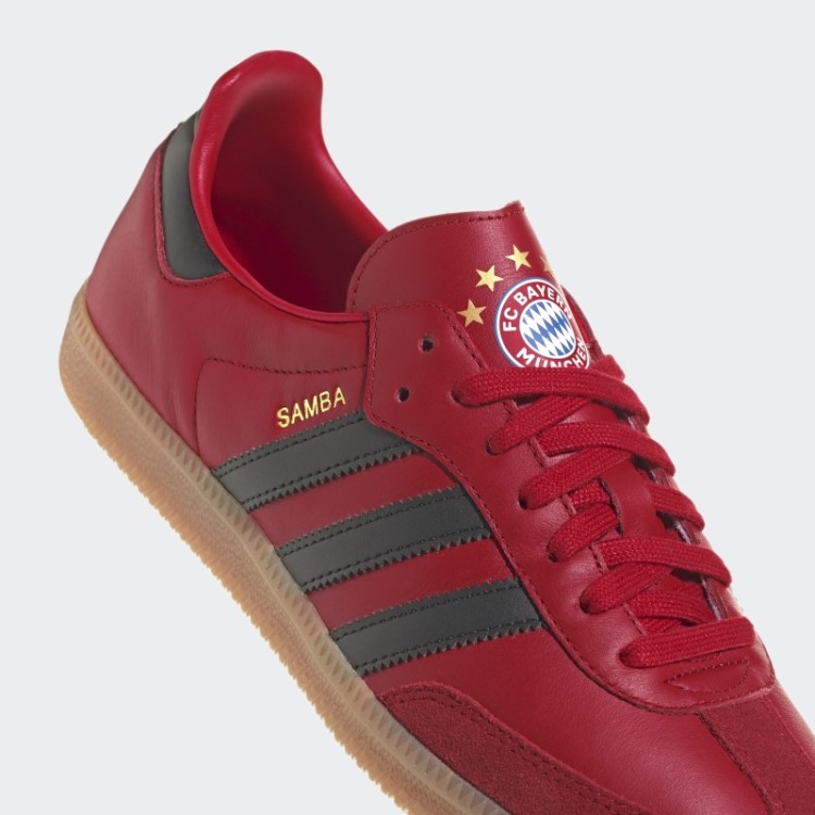 Tênis Adidas Samba Fc Bayern Vermelho