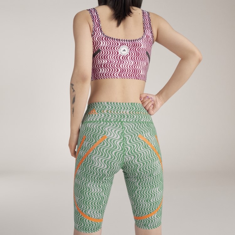 Top Branco Adidas By Stella Mccartney Truepurpose Estampado Quente