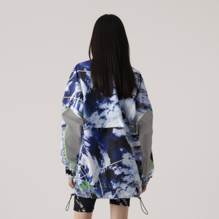 Jaqueta Adidas By Stella Mccartney Truenature Packable Estampada Branco Quente