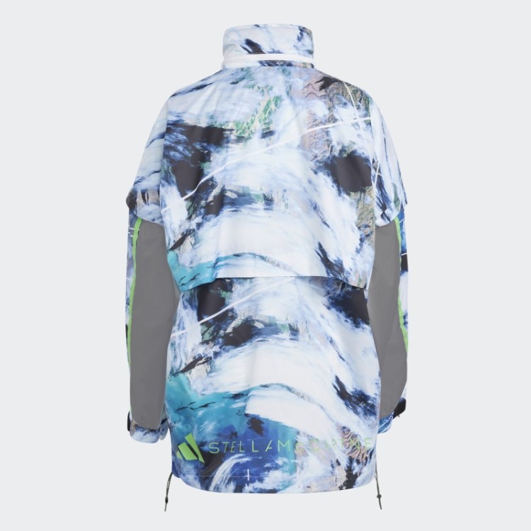 Jaqueta Adidas By Stella Mccartney Truenature Packable Estampada Branco Quente