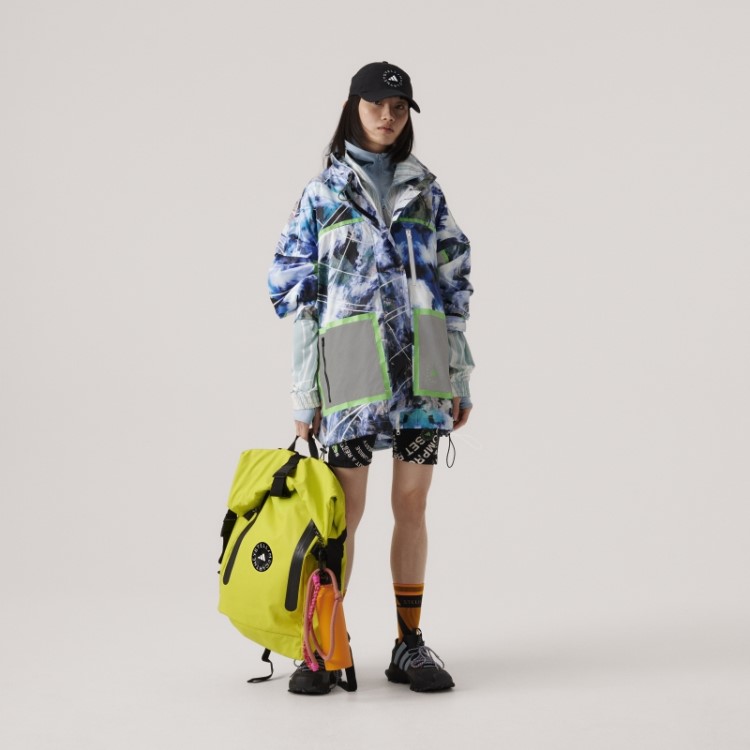 Jaqueta Adidas By Stella Mccartney Truenature Packable Estampada Branco Quente