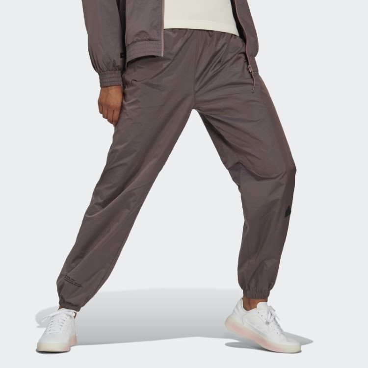 Calça De Tecido Roxo Adidas