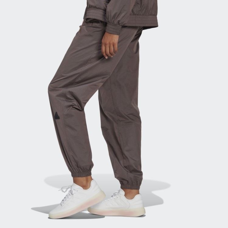 Calça De Tecido Roxo Adidas