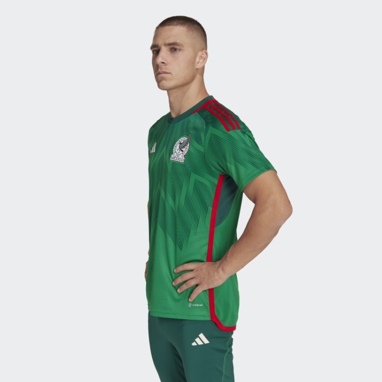 Adidas México 22 Camisa Casa Verde