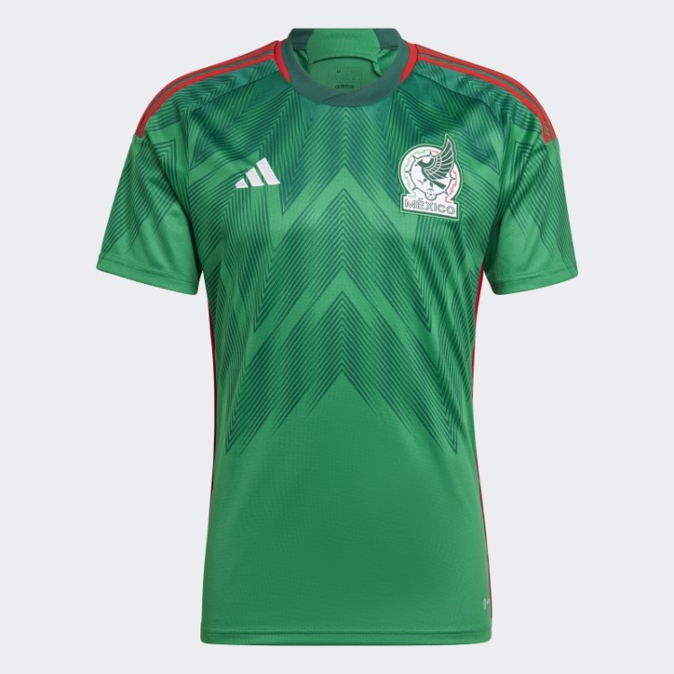 Adidas México 22 Camisa Casa Verde