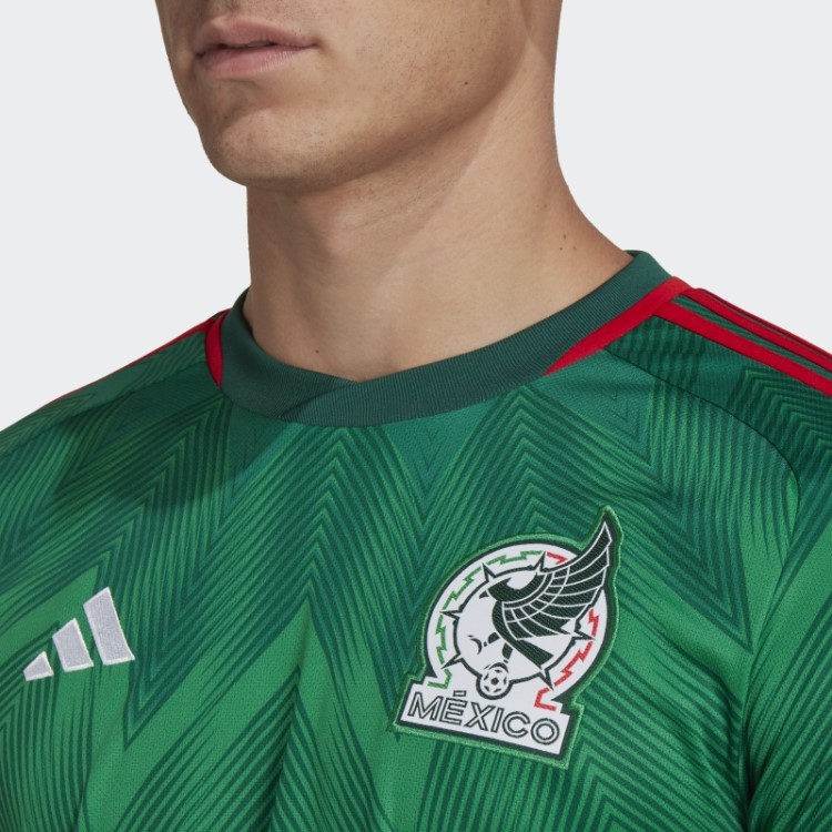 Adidas Mexico 22 Camisa Casa Verde Quente
