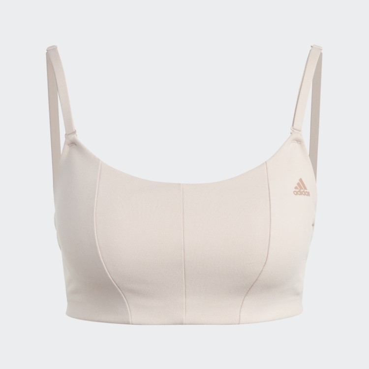 Sutiã Adidas Yoga Studio Light-support Taupe