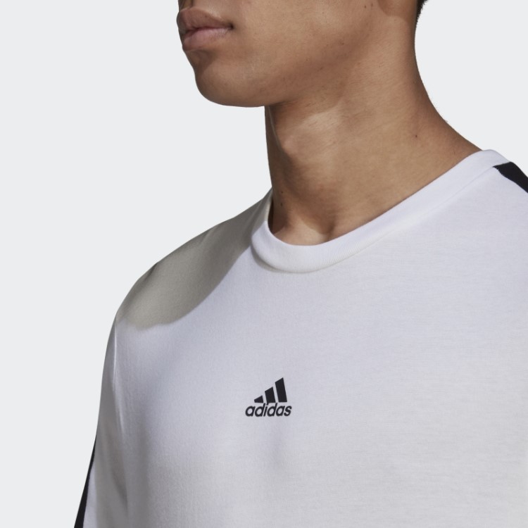 Adidas White Future Icons Moda Camiseta Com As Três Listras
