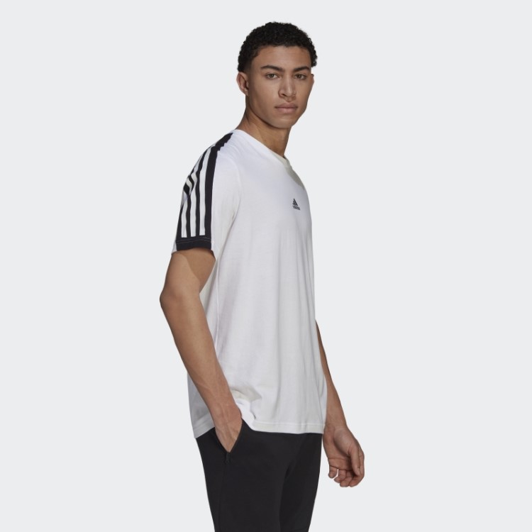 Adidas Future Icons Camiseta Branca Com As Três Listras
