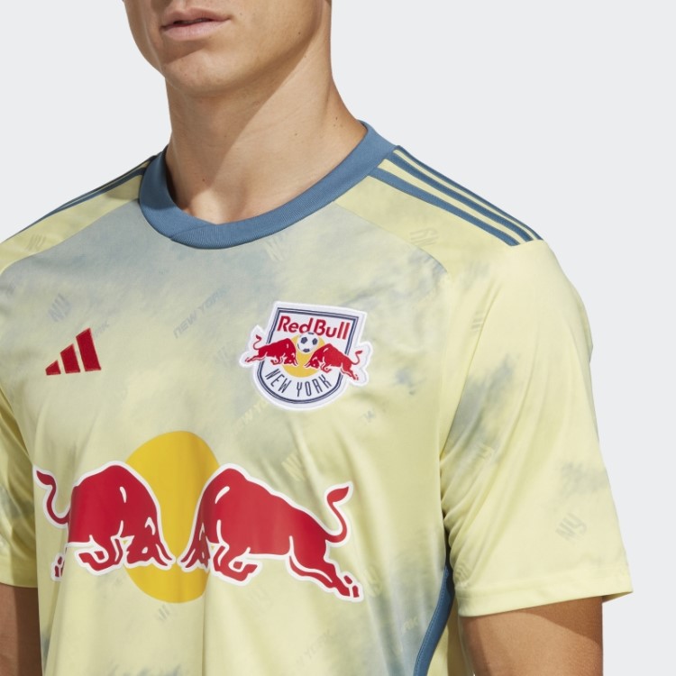 Adidas Pearl Citrine New York Red Bulls 23/24 Home Jersey