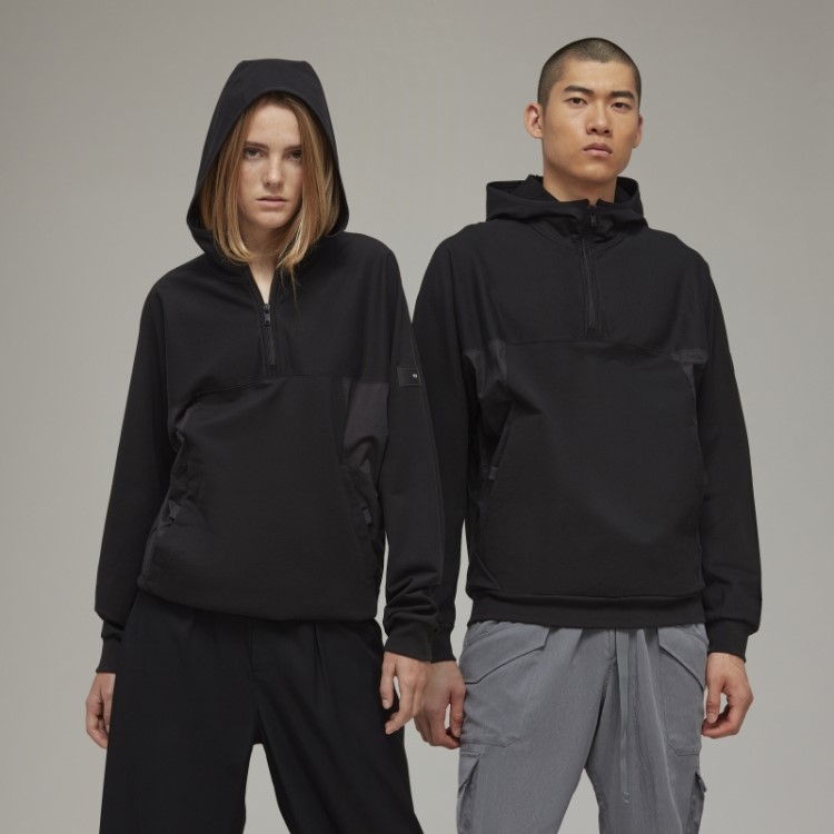 Y-3 Moletom Felpudo Com Zíper Adidas