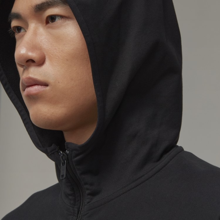 Y-3 Moletom Felpudo Com Zíper Adidas