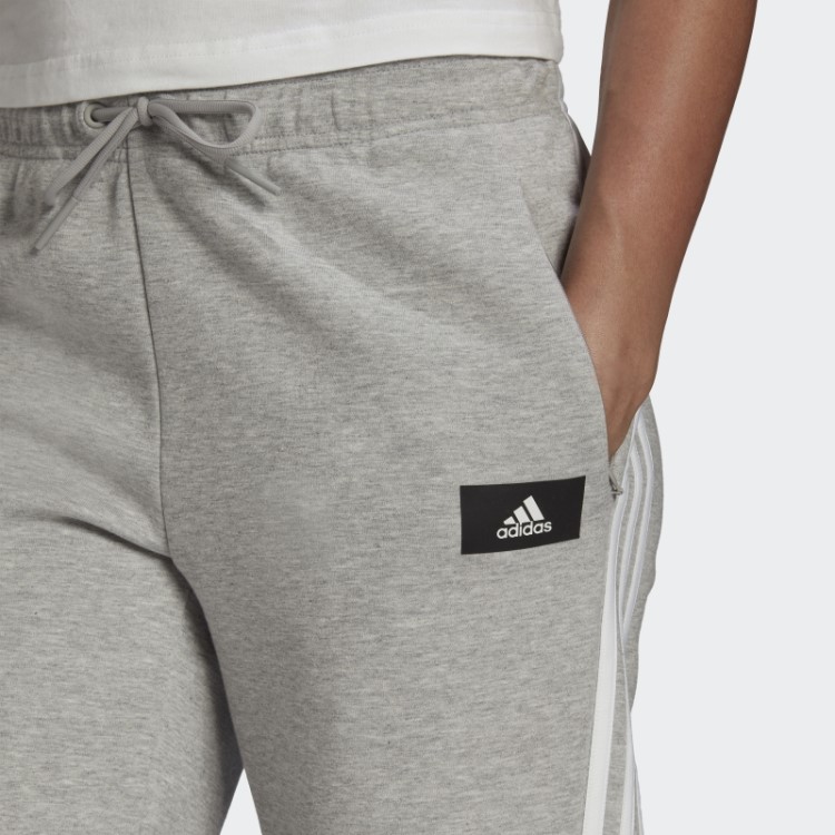 Calça Adidas Sportswear Future Icons Com As Três Listras Cinza Médio