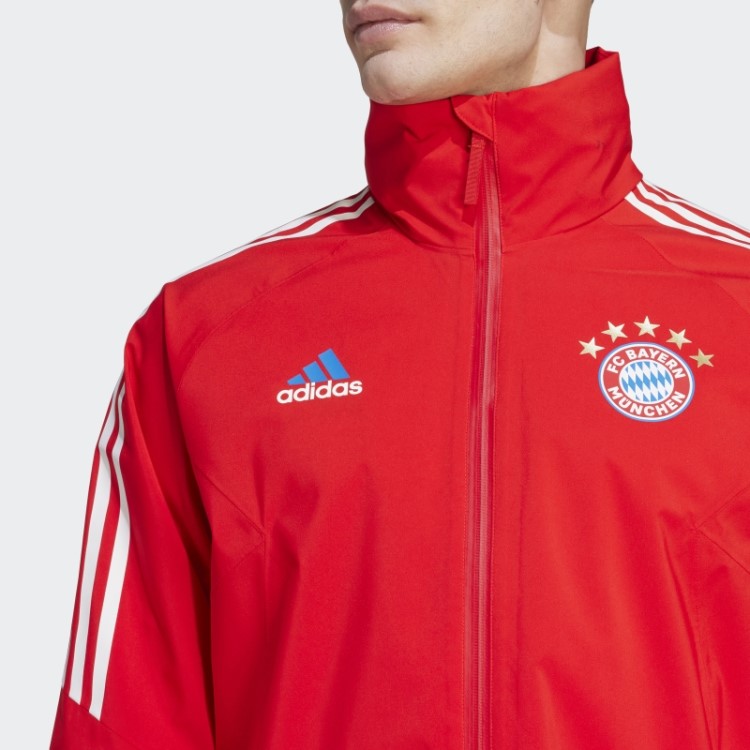 Capa De Chuva Do Fc Bayern Condivo 22 Vermelho Adidas