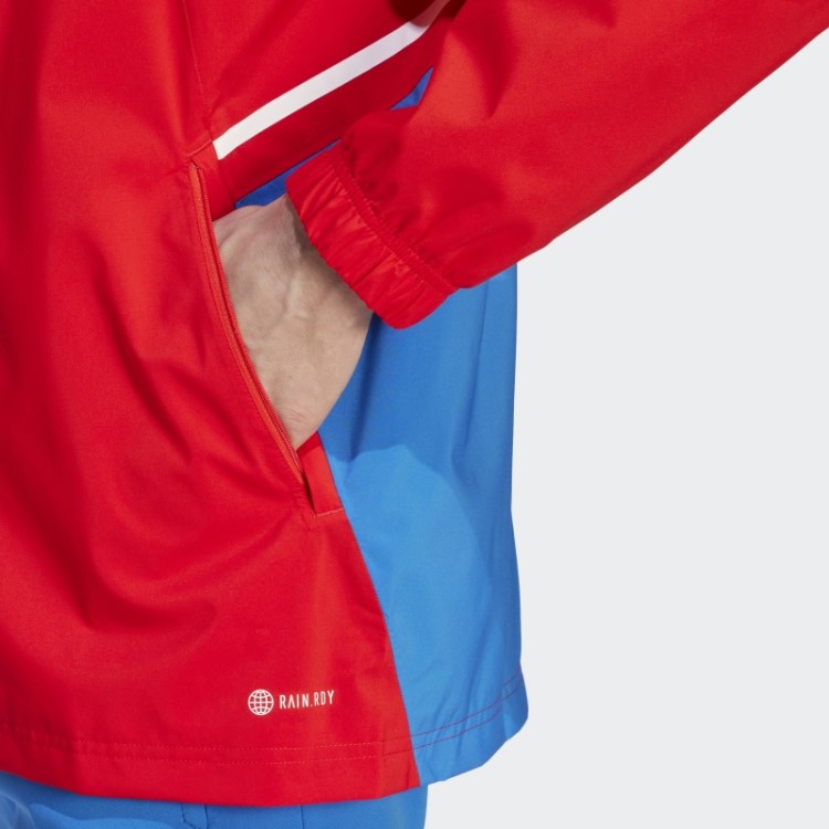 Capa De Chuva Do Fc Bayern Condivo 22 Vermelho Adidas
