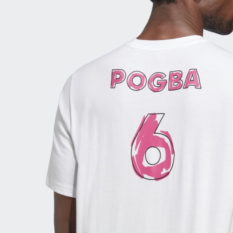 Camiseta Pogba Icon Graphic Adidas Branca