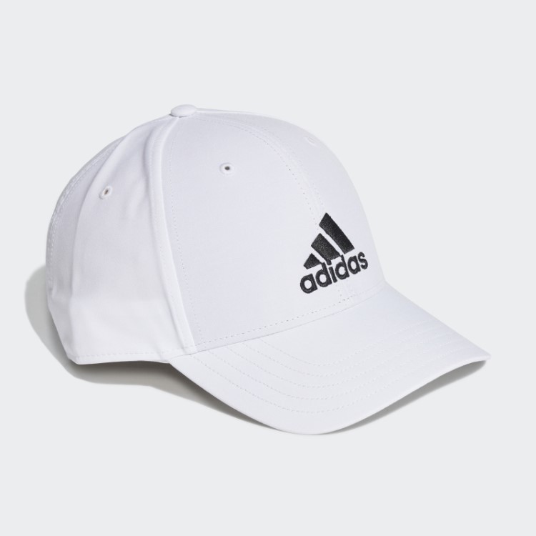 Boné De Beisebol Leve Bordado Adidas Branco