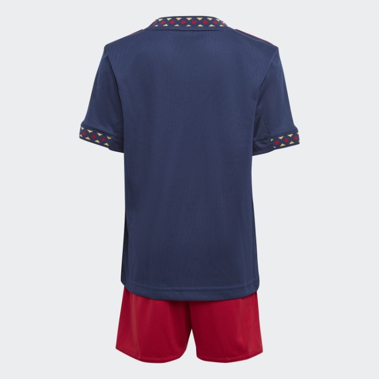 Mini Kit Adidas Ajax Amsterdam Azul Marinho 22/23 Away