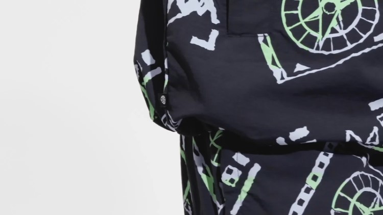 Multicolor Adidas Adventure Allover Arquivo De Impressão Anorak (gênero Neutro) Quente