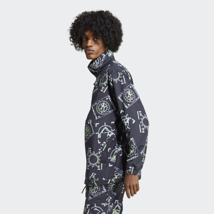 Multicolor Adidas Adventure Allover Arquivo De Impressão Anorak (gênero Neutro) Quente