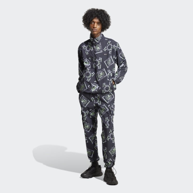Multicolor Adidas Adventure Allover Arquivo De Impressão Anorak (gênero Neutro) Quente
