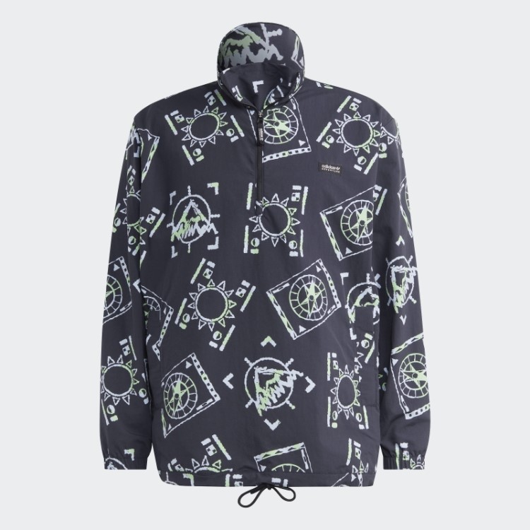 Multicolor Adidas Adventure Allover Arquivo De Impressão Anorak (gênero Neutro) Quente