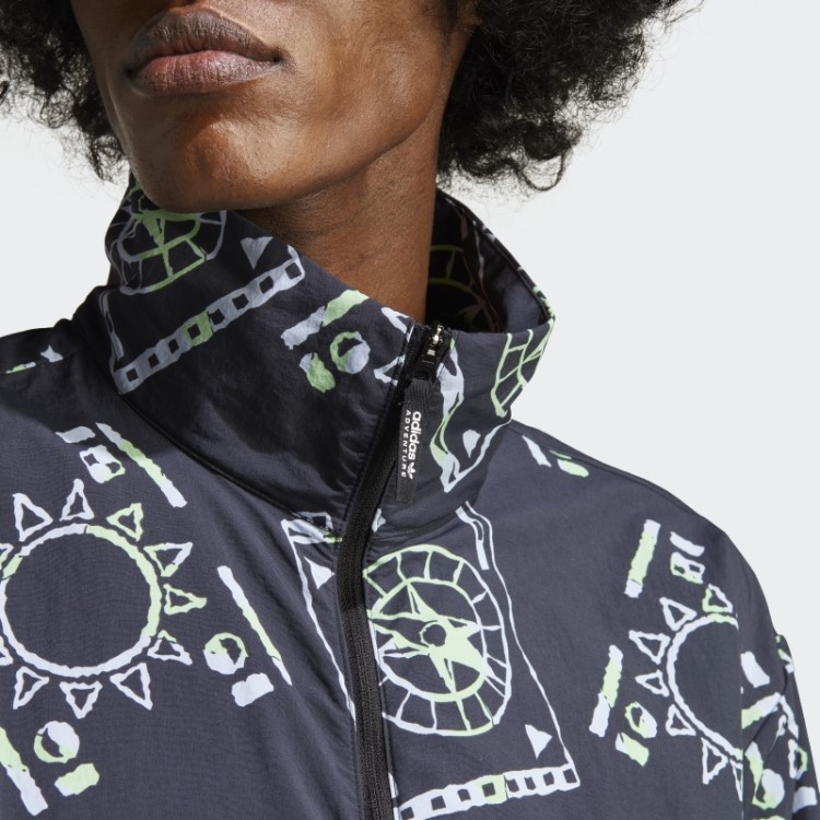 Multicolor Adidas Adventure Allover Arquivo De Impressão Anorak (gênero Neutro) Quente