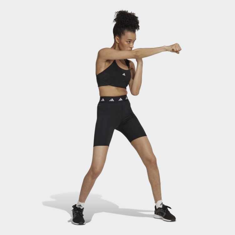 Legging Preta Techfit Bike Adidas