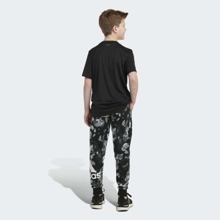Calça Jogger Camuflada Preta Adidas Core
