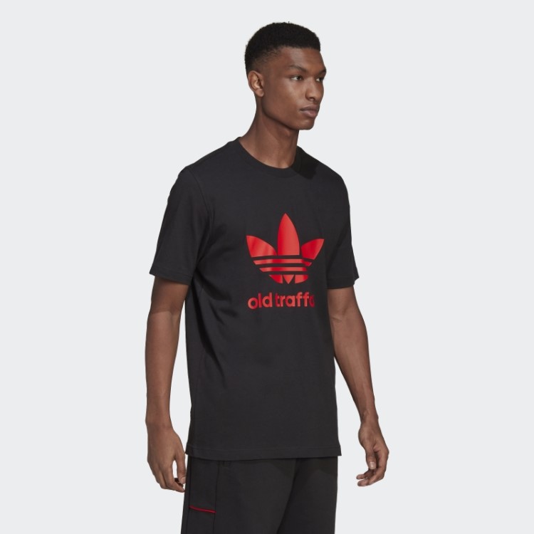 Camiseta Adidas Old Trafford Trefoil Preta